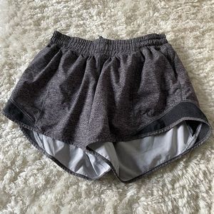 Grey lululemon shorts size 6